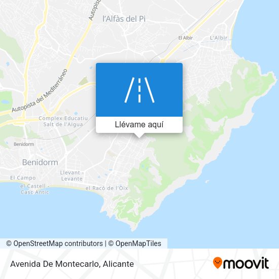 Mapa Avenida De Montecarlo