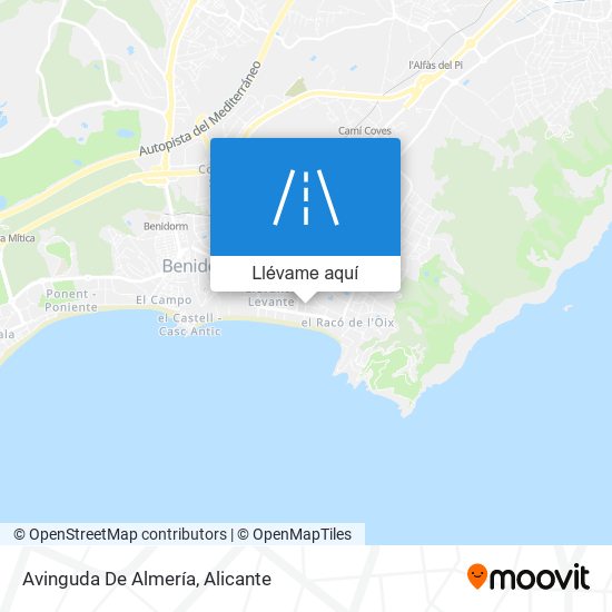 Mapa Avinguda De Almería