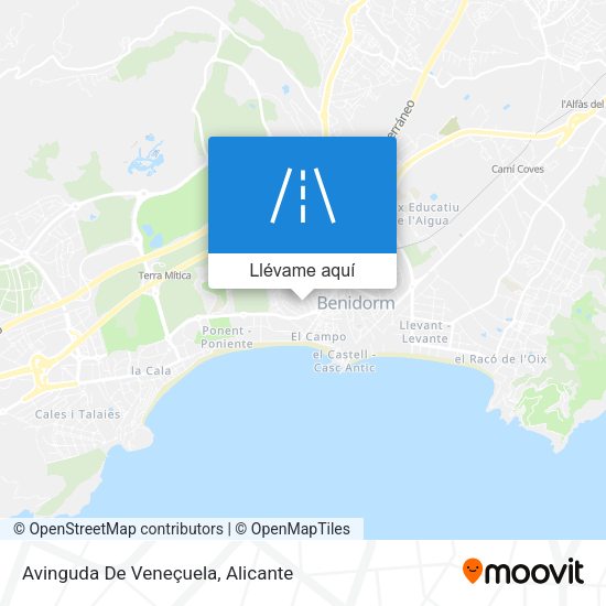 Mapa Avinguda De Veneçuela