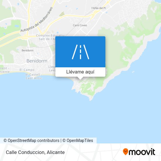 Mapa Calle Conduccion