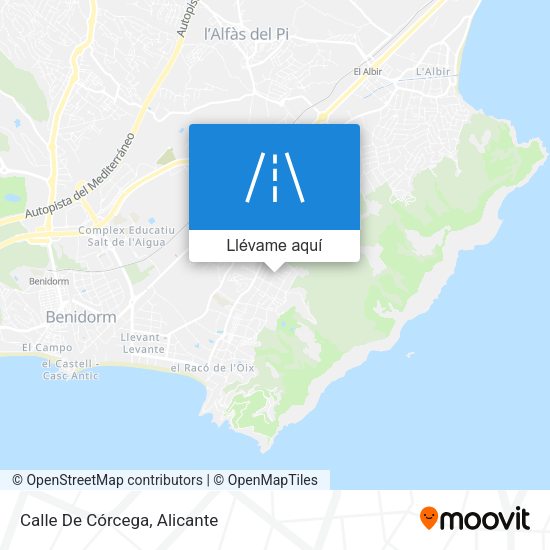 Mapa Calle De Córcega
