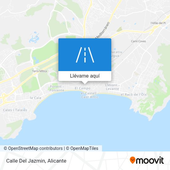 Mapa Calle Del Jazmin