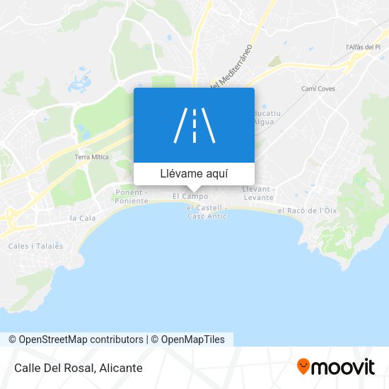 Mapa Calle Del Rosal