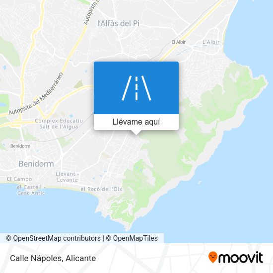 Mapa Calle Nápoles