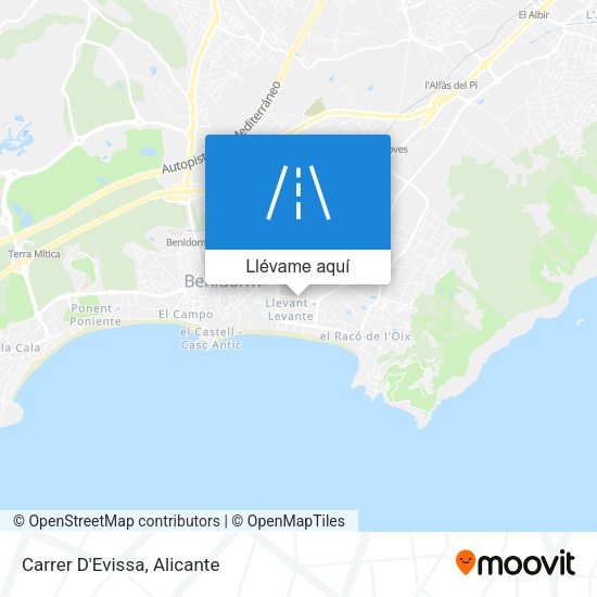 Mapa Carrer D'Evissa