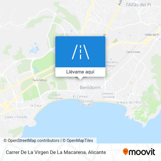 Mapa Carrer De La Virgen De La Macarena