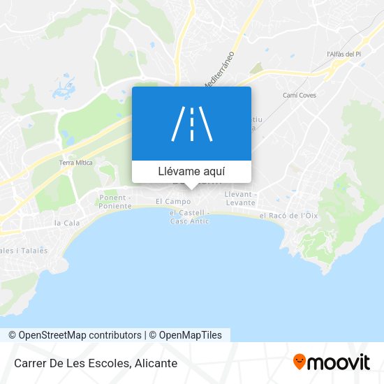 Mapa Carrer De Les Escoles