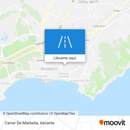 Mapa Carrer De Marbella
