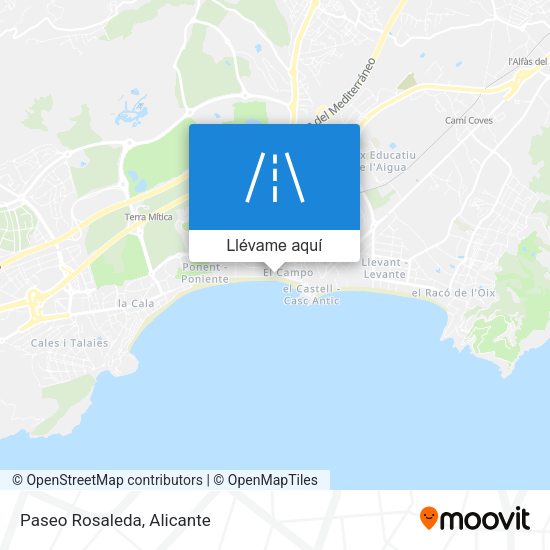 Mapa Paseo Rosaleda