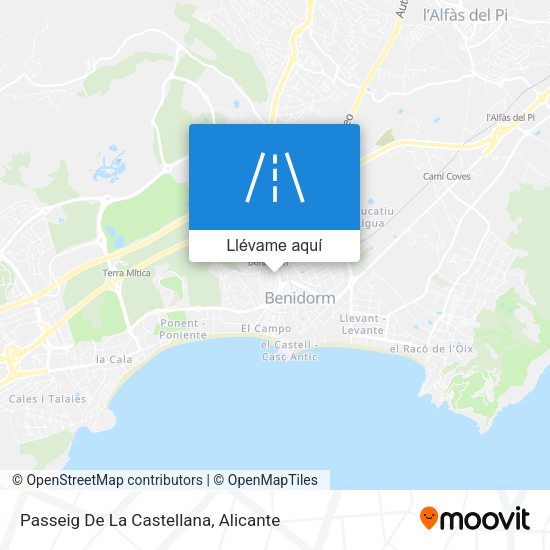 Mapa Passeig De La Castellana