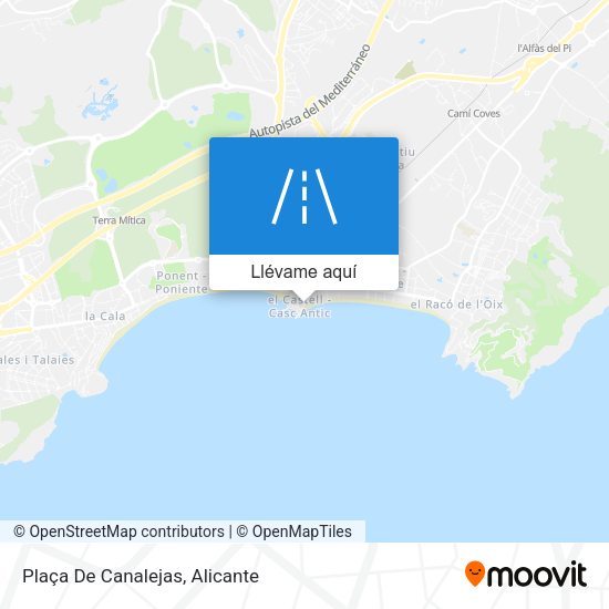 Mapa Plaça De Canalejas