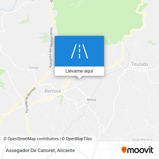 Mapa Assegador De Canoret