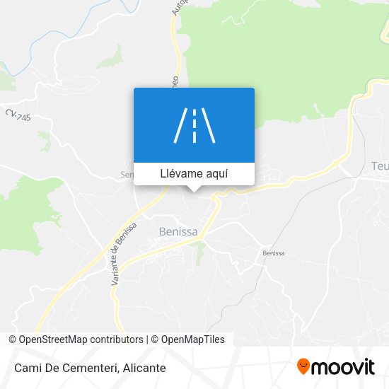 Mapa Cami De Cementeri