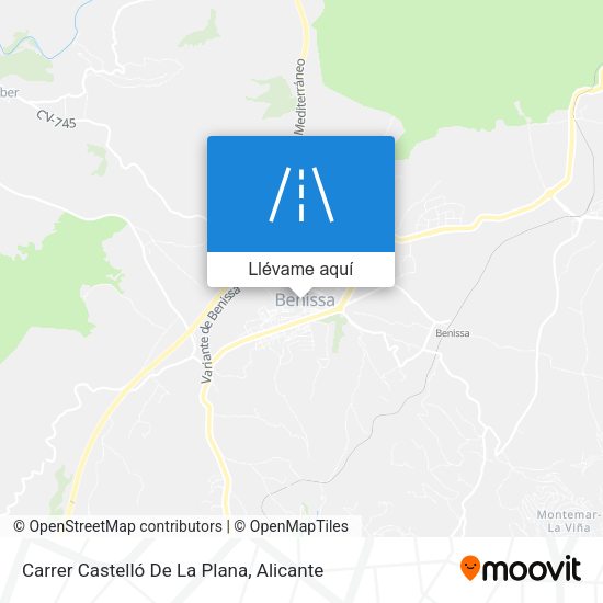 Mapa Carrer Castelló De La Plana