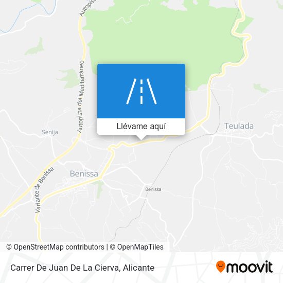 Mapa Carrer De Juan De La Cierva