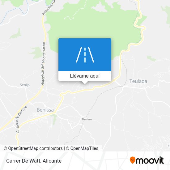 Mapa Carrer De Watt