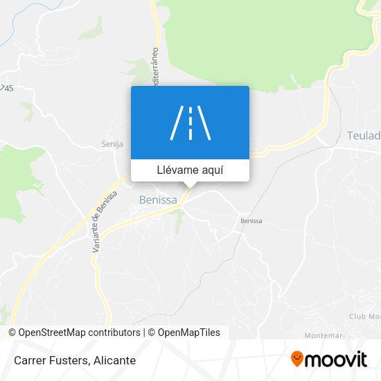 Mapa Carrer Fusters