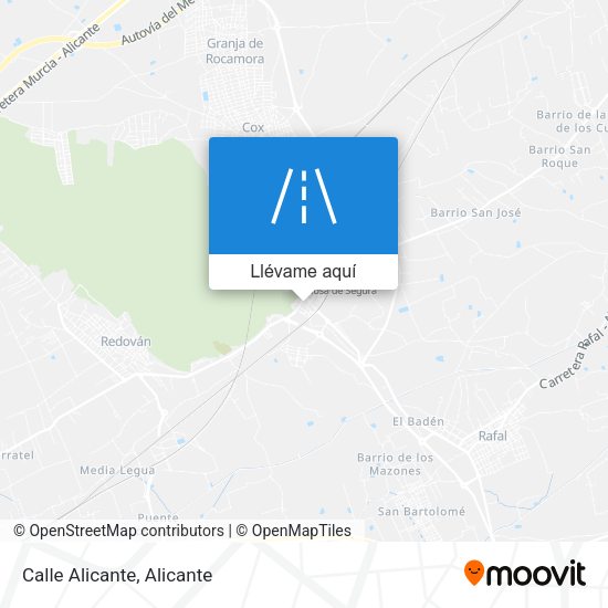 Mapa Calle Alicante