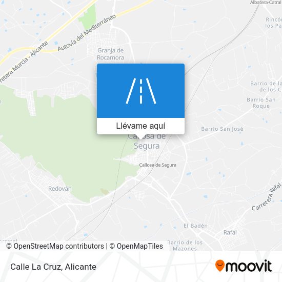 Mapa Calle La Cruz