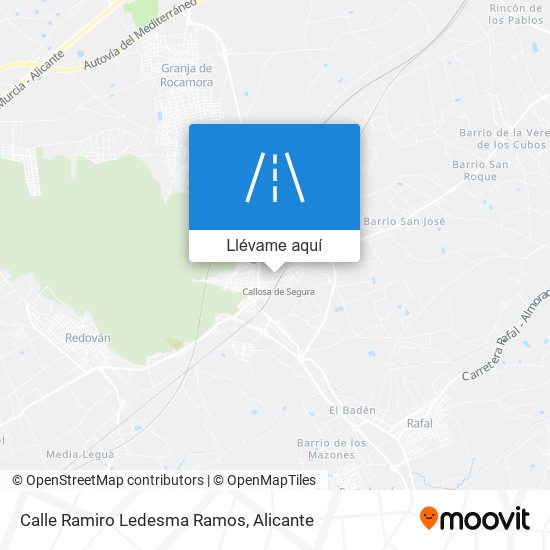 Mapa Calle Ramiro Ledesma Ramos