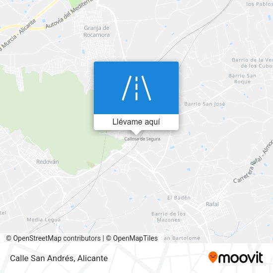 Mapa Calle San Andrés