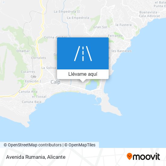 Mapa Avenida Rumania