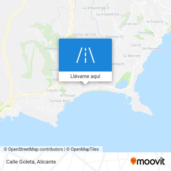 Mapa Calle Goleta