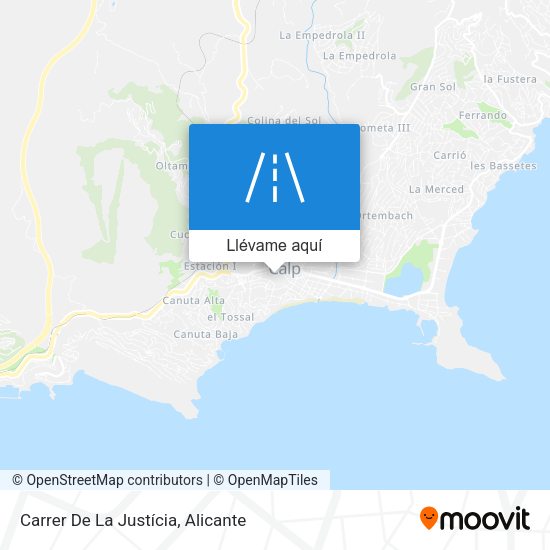 Mapa Carrer De La Justícia