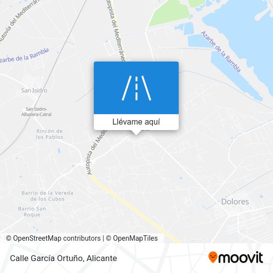 Mapa Calle García Ortuño