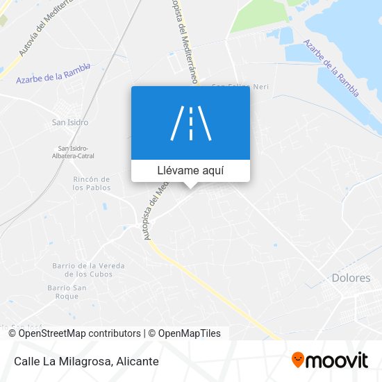 Mapa Calle La Milagrosa