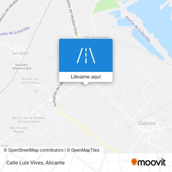 Mapa Calle Luis Vives