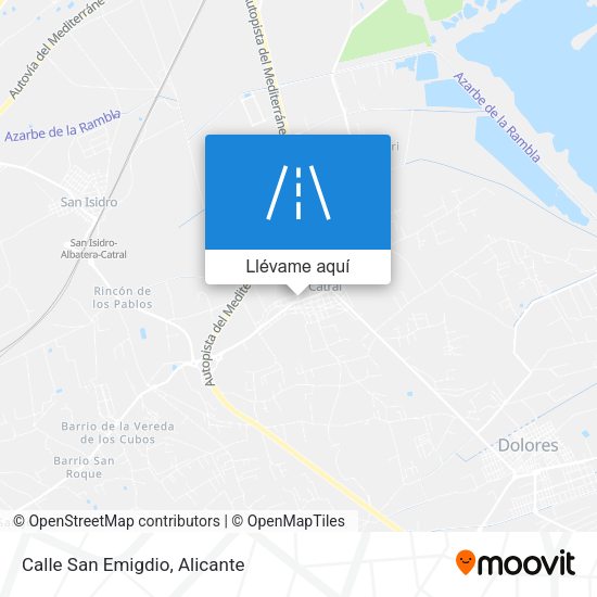 Mapa Calle San Emigdio