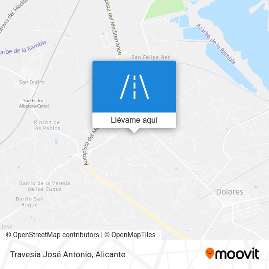 Mapa Travesía José Antonio