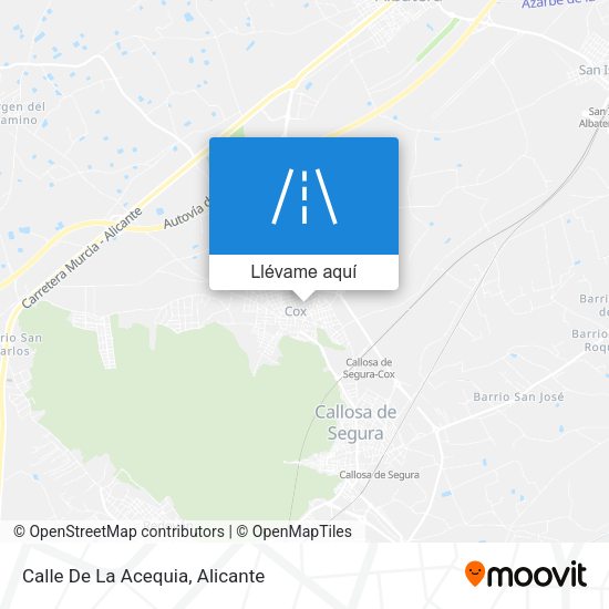 Mapa Calle De La Acequia