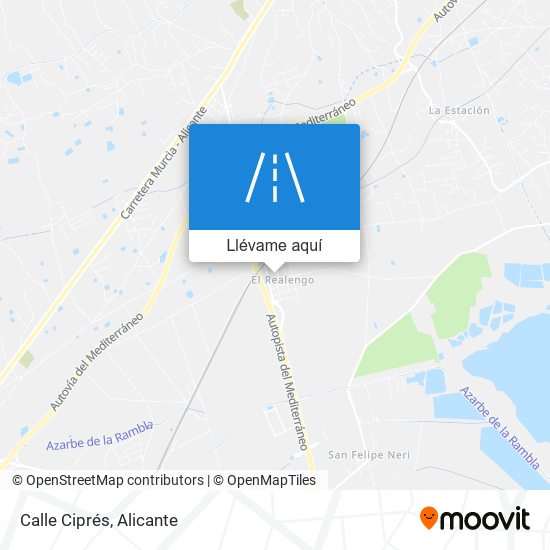 Mapa Calle Ciprés