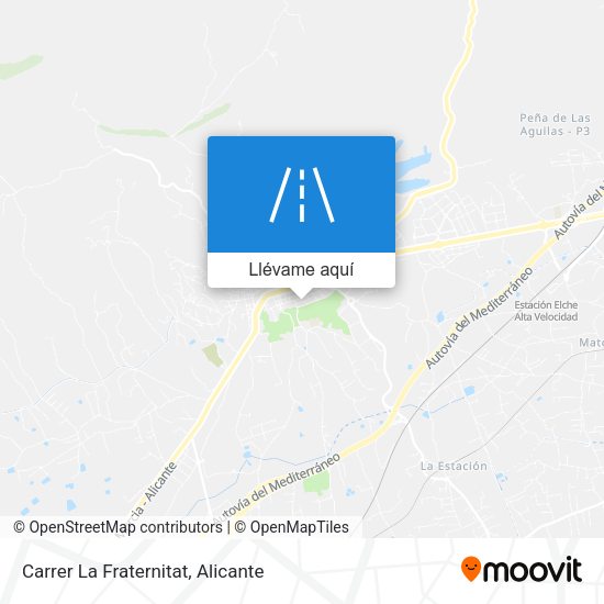 Mapa Carrer La Fraternitat