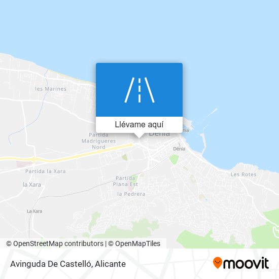 Mapa Avinguda De Castelló