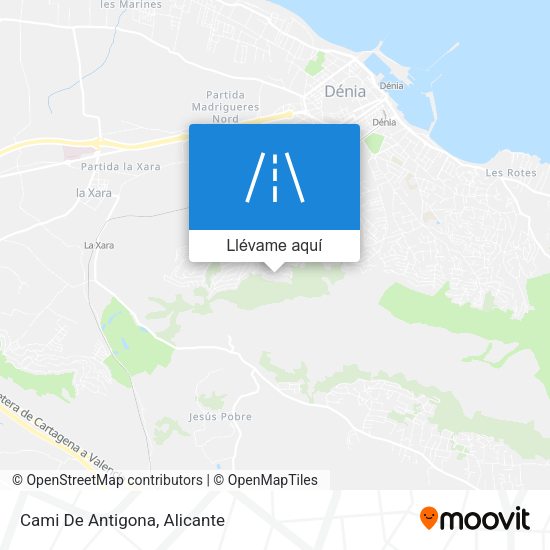 Mapa Cami De Antigona