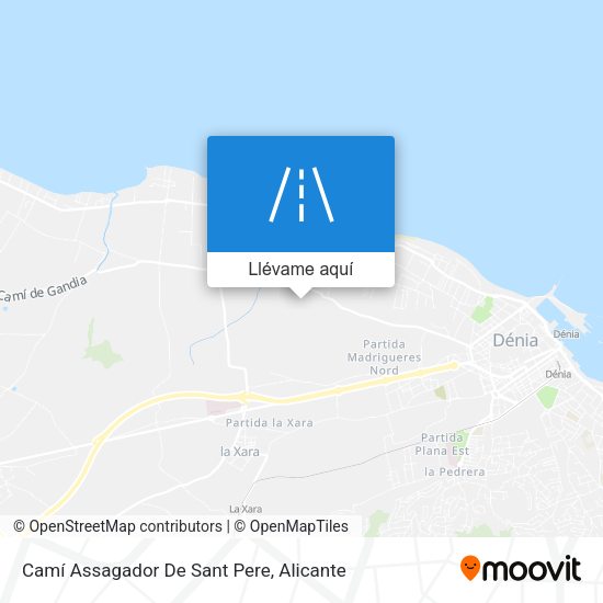 Mapa Camí Assagador De Sant Pere