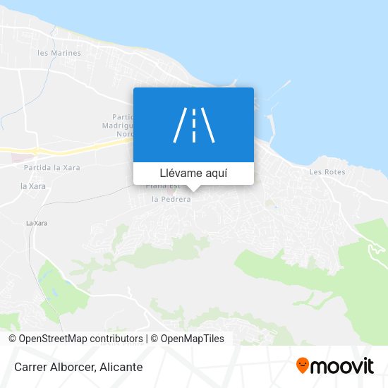 Mapa Carrer Alborcer