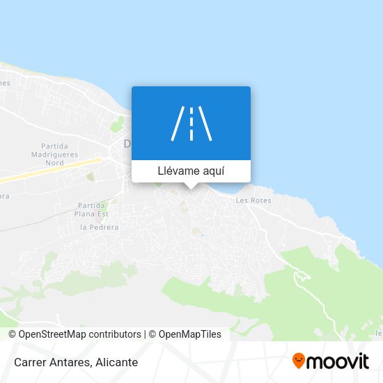 Mapa Carrer Antares