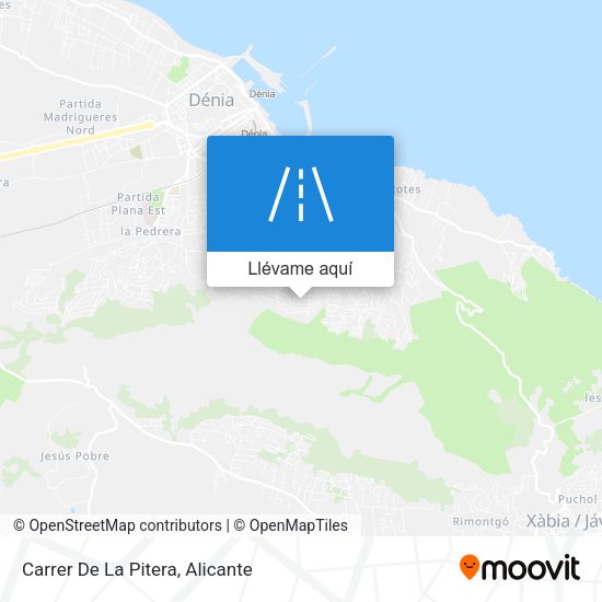 Mapa Carrer De La Pitera