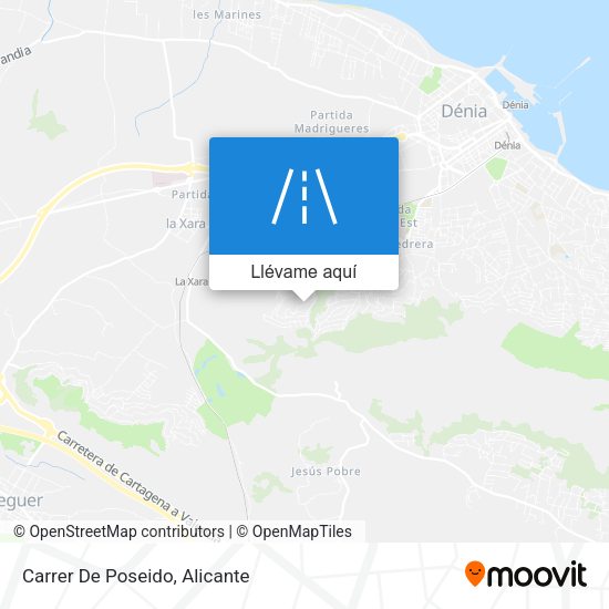 Mapa Carrer De Poseido