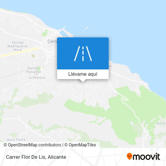 Mapa Carrer Flor De Lis