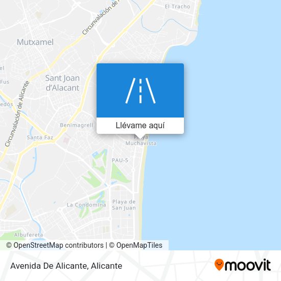 Mapa Avenida De Alicante