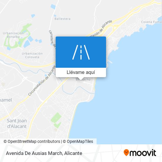 Mapa Avenida De Ausias March