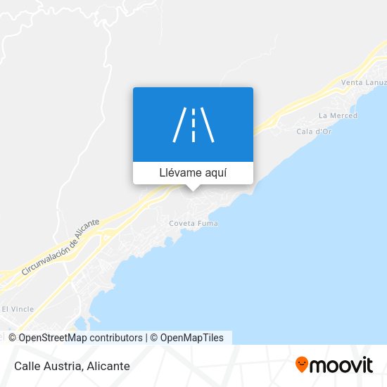 Mapa Calle Austria