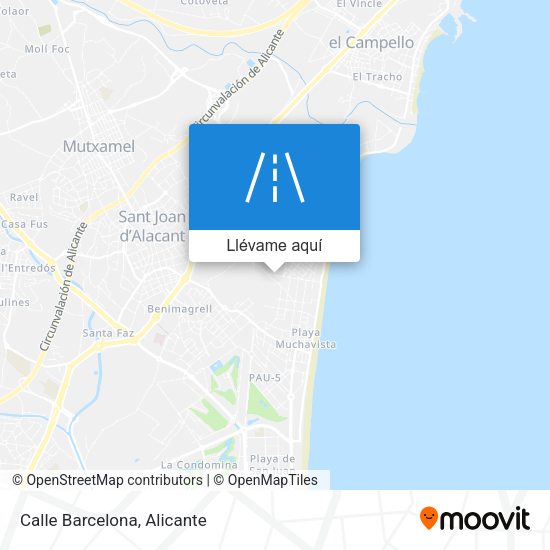 Mapa Calle Barcelona