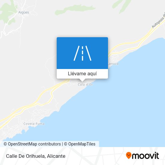 Mapa Calle De Orihuela