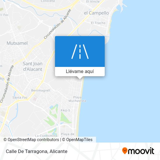 Mapa Calle De Tarragona